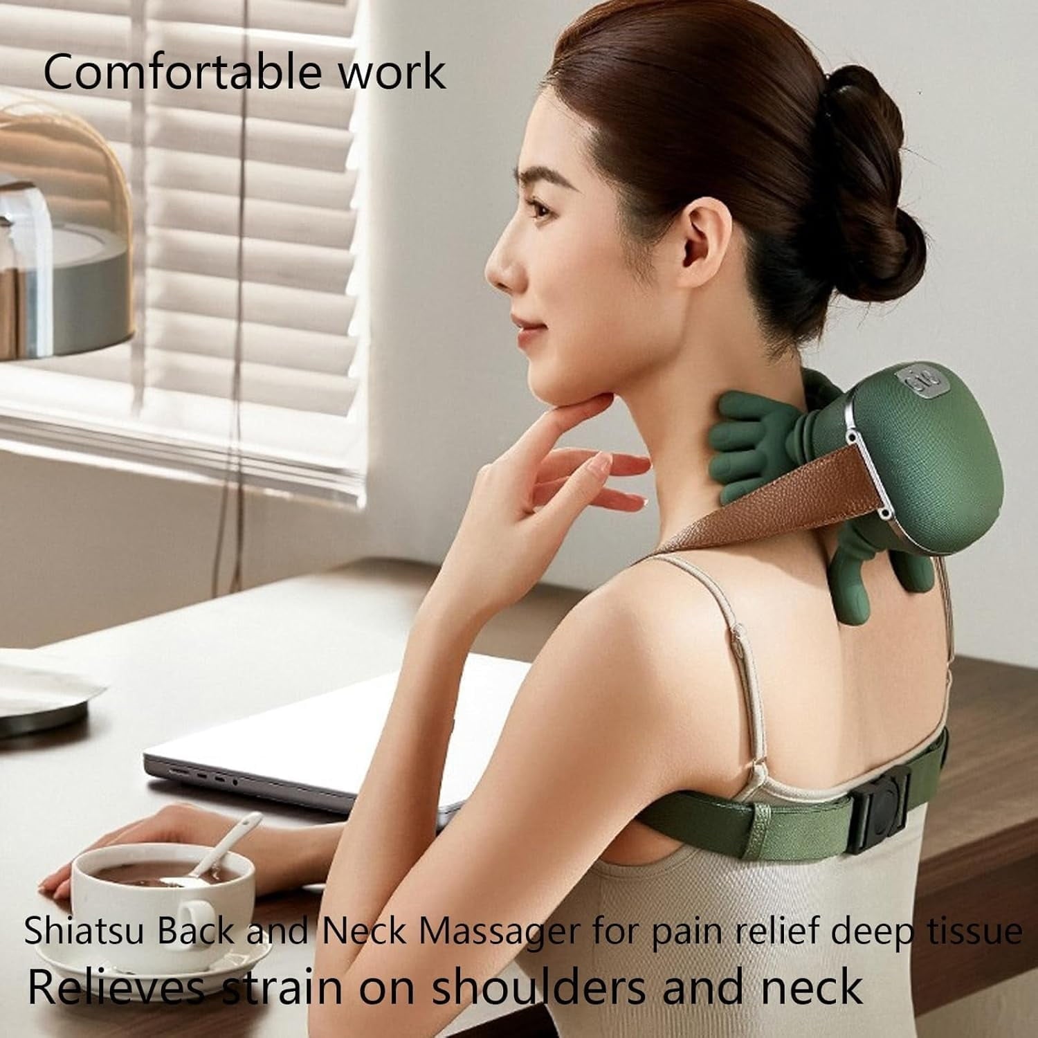 Massage Master Shiatsu Neck and Back Massager with Heat