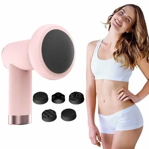 Cordless Body Massager with 5 Massage Heads and 6 Intensity Levels