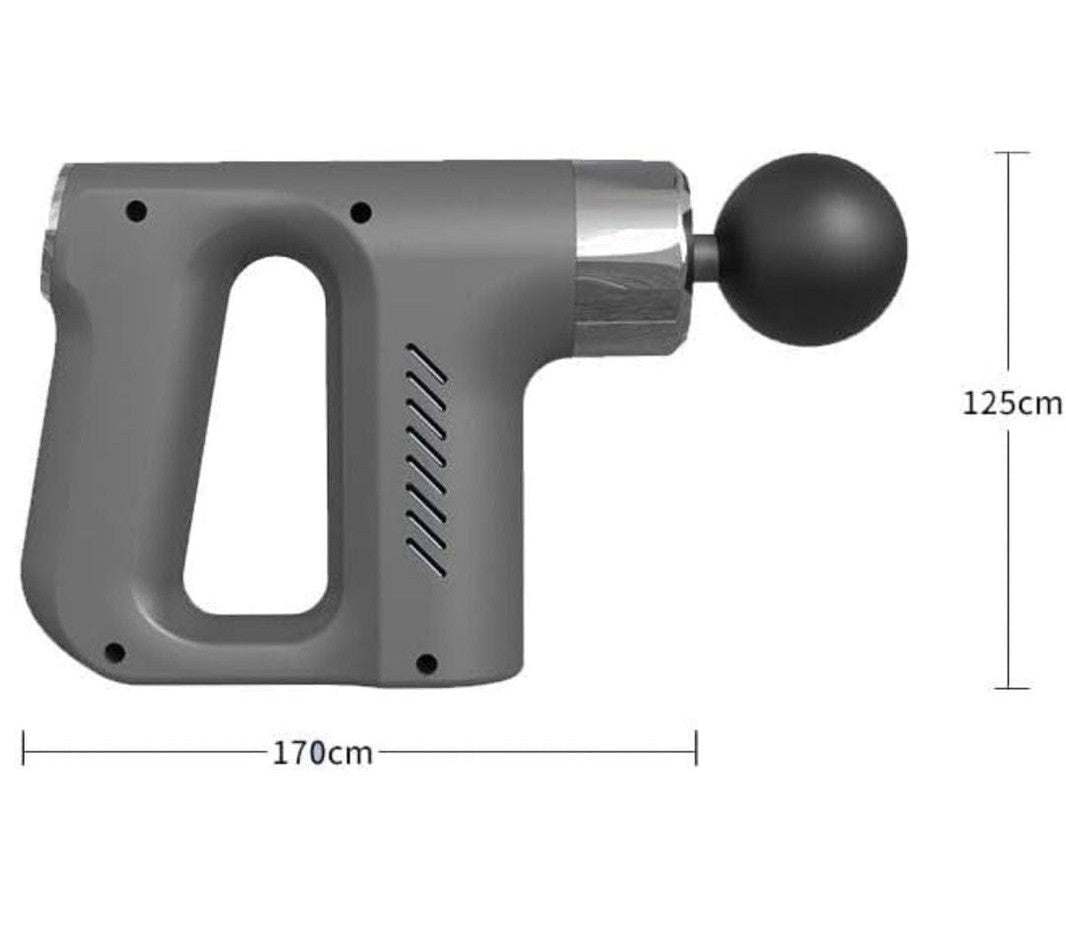 Double Handle Deep Tissue Massage Gun with 32 Speeds