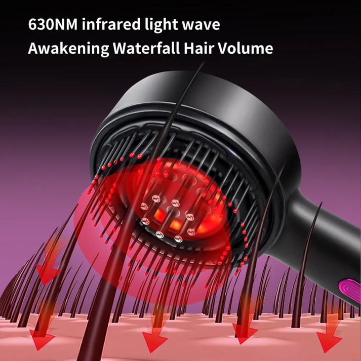 Electric Scalp Massager Comb – 2-in-1 Hair Oil Applicator & Head Massage