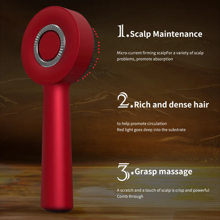 Electric Scalp Massager Comb – 2-in-1 Hair Oil Applicator & Head Massage