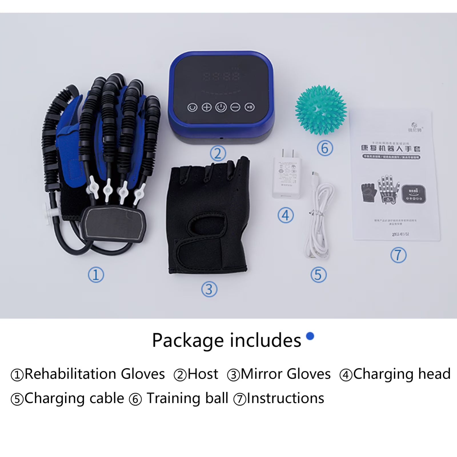 Robotic Hand Therapy Glove with Mirror Training Mode