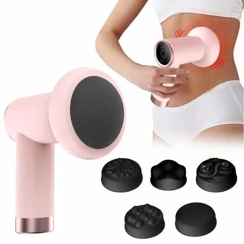 Cordless Body Massager with 5 Massage Heads and 6 Intensity Levels