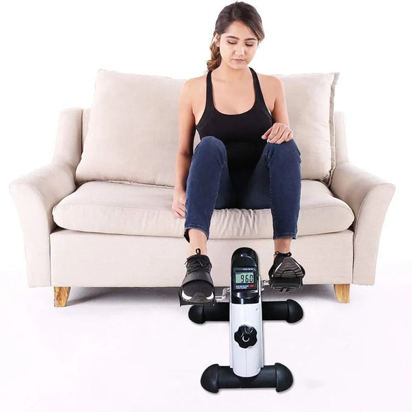 Mini Exercise Pedal Bike – Adjustable Tension Cycle for Arms & Legs with LCD Display