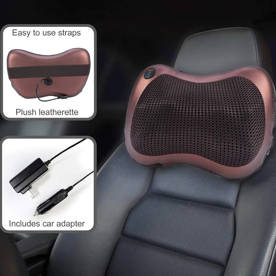 Shiatsu Massage Cushion with Heat for Neck Back and Body