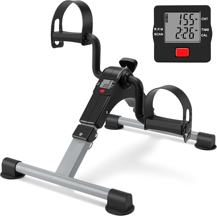 Foldable Mini Pedal Exerciser for Arms and Legs