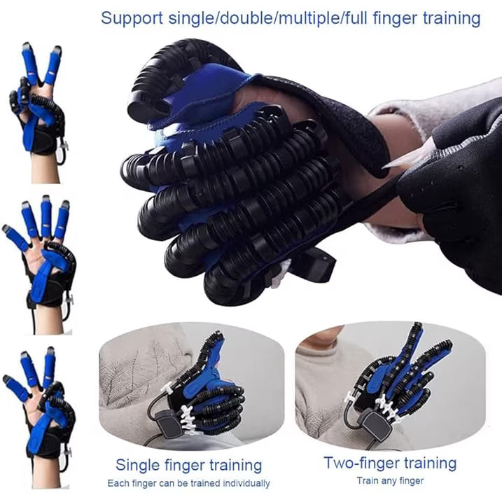 Robotic Hand Therapy Glove with Mirror Training Mode