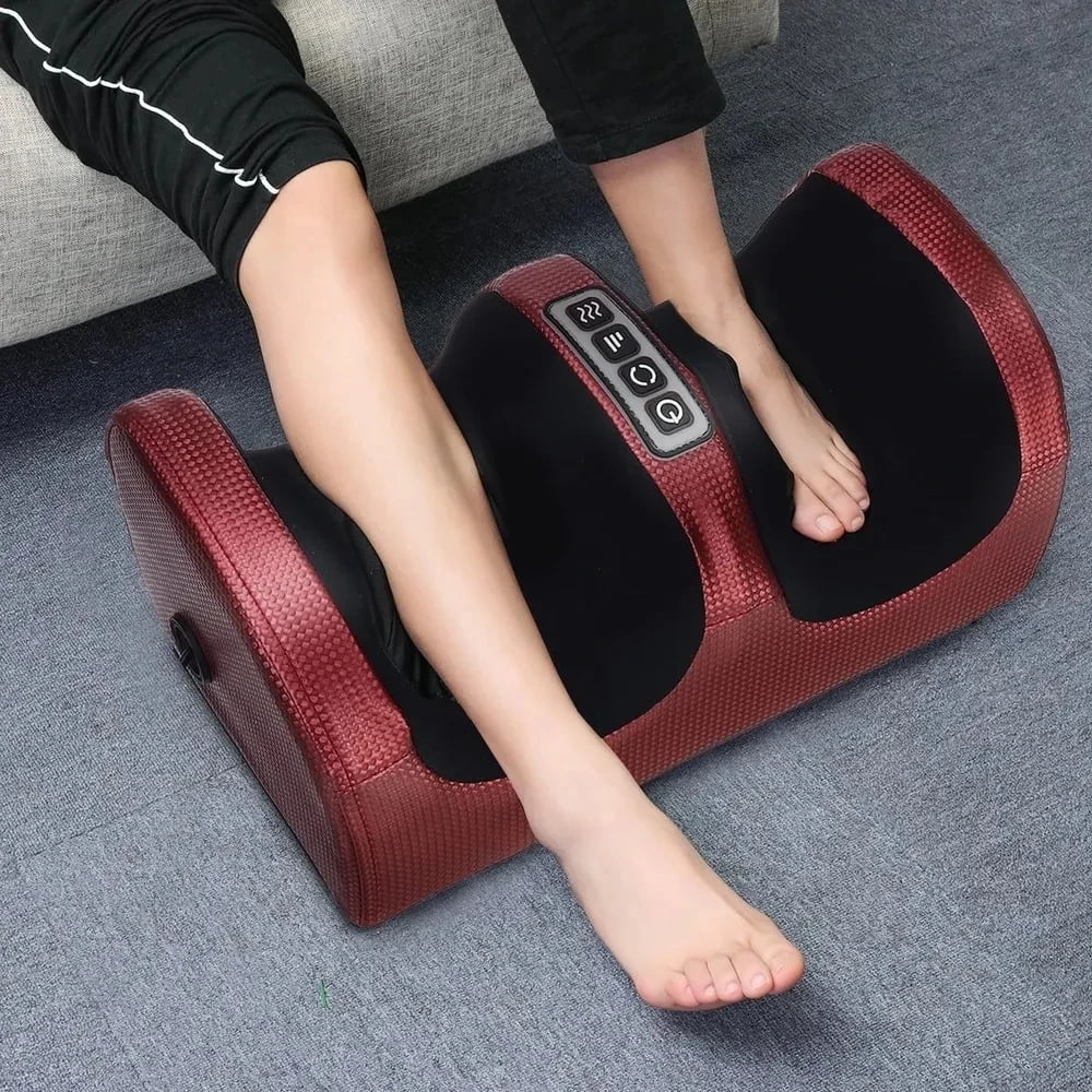 Electric Foot Massager with Heat and Multiple Modes