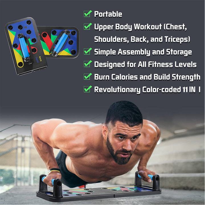 12 in 1 Multifunction Push Up Board with Non Slip Handles