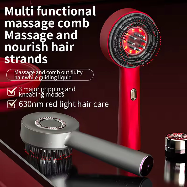 Electric Scalp Massager Comb – 2-in-1 Hair Oil Applicator & Head Massage