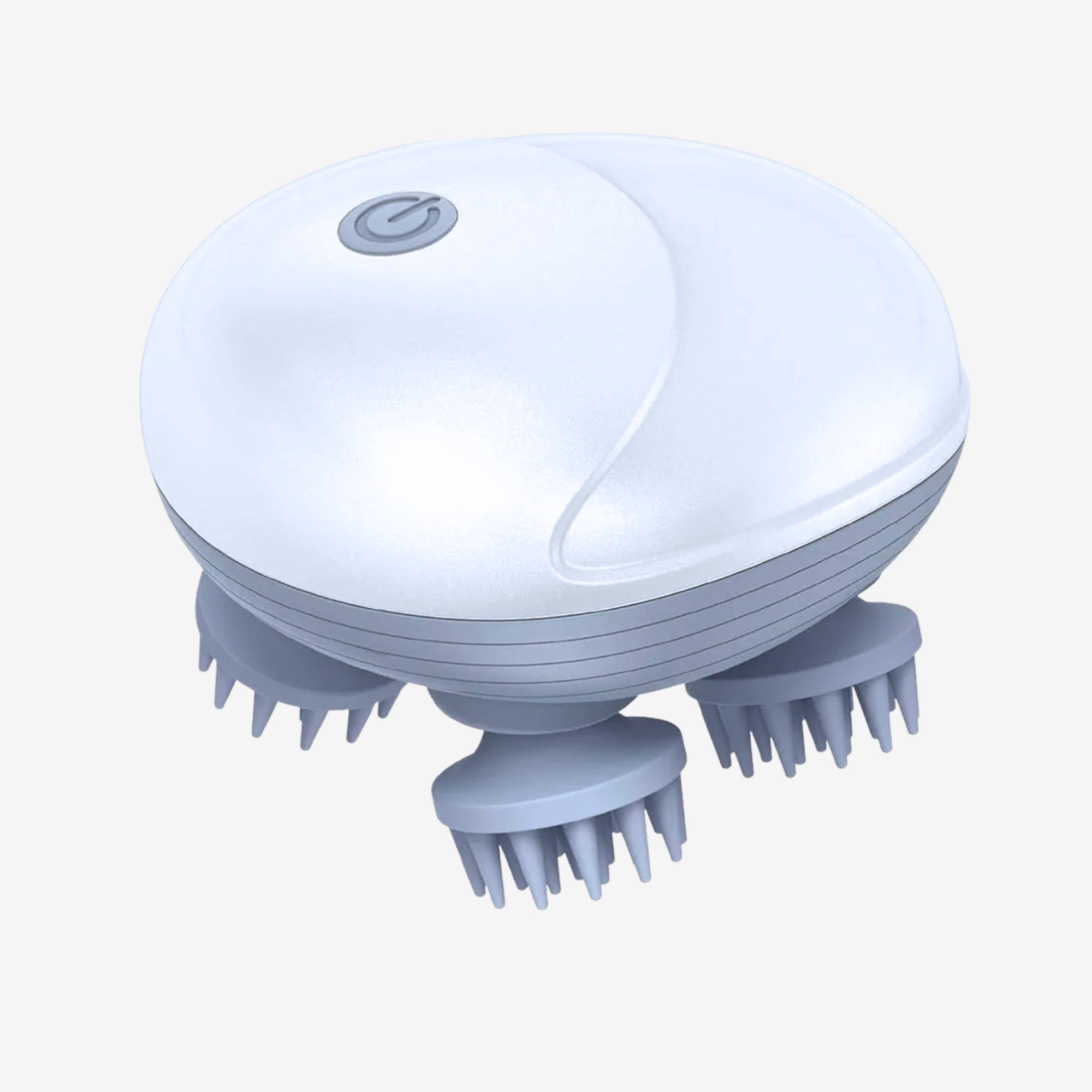 Electric Smart Scalp Massager with 4 Silicone Heads