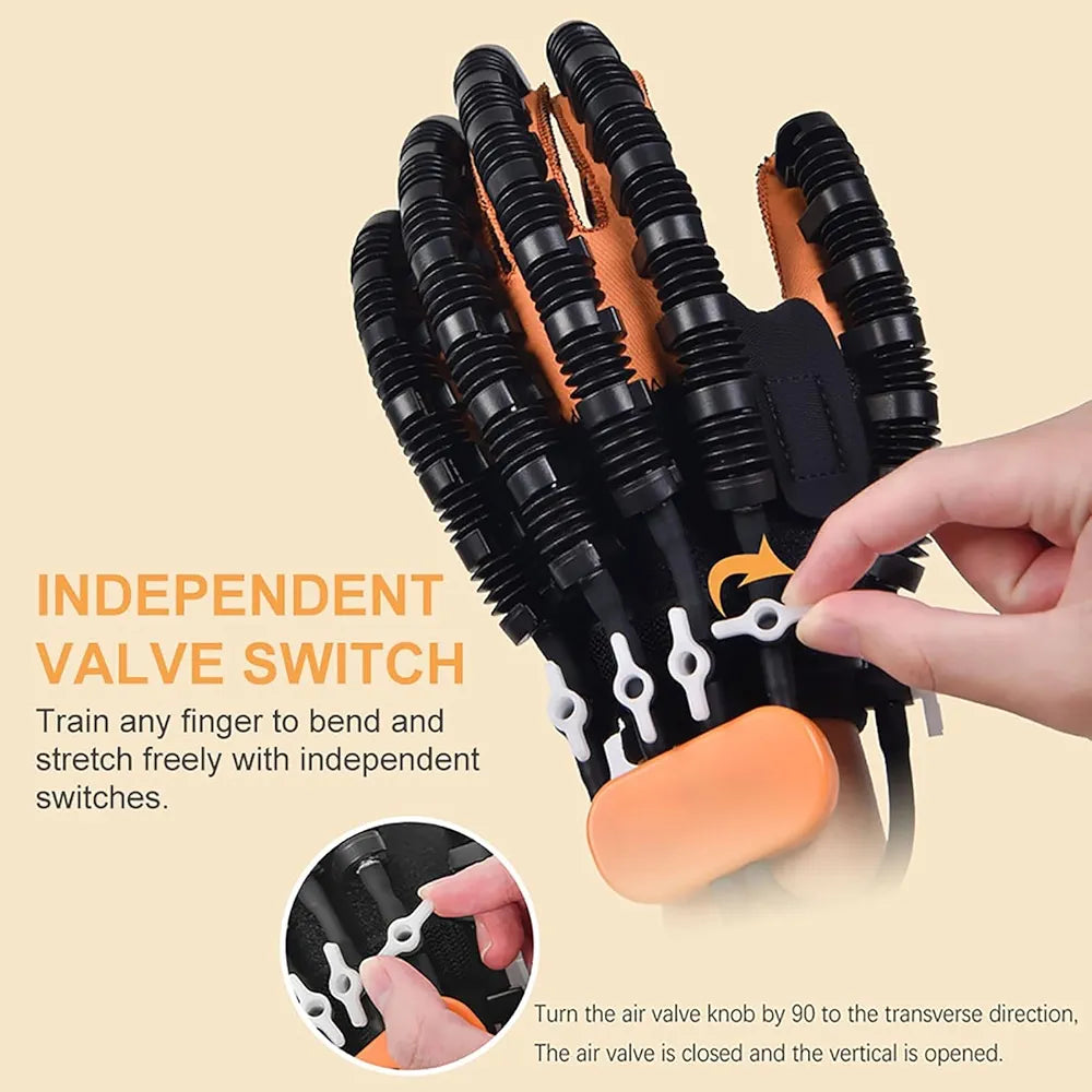 Rehabilitation Robot Gloves, Electric Finger Training Device, Hand Therapy Gloves