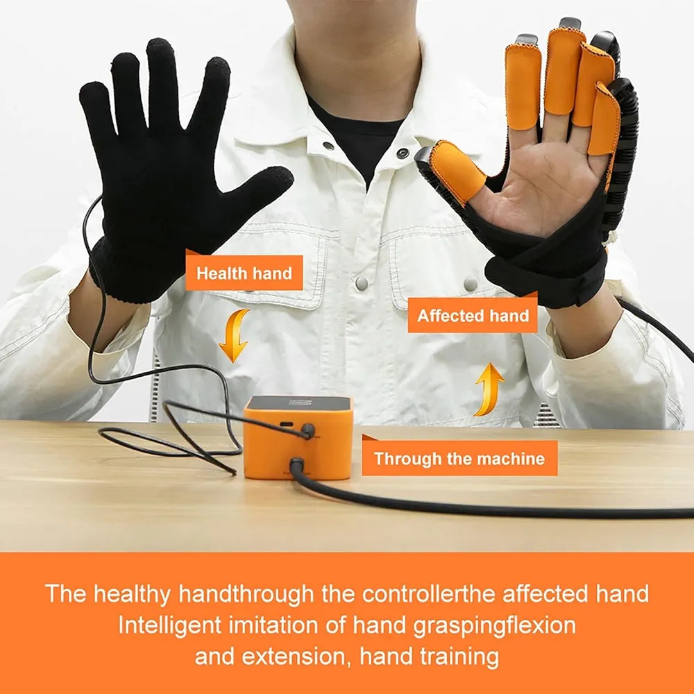Rehabilitation Robot Gloves, Electric Finger Training Device, Hand Therapy Gloves