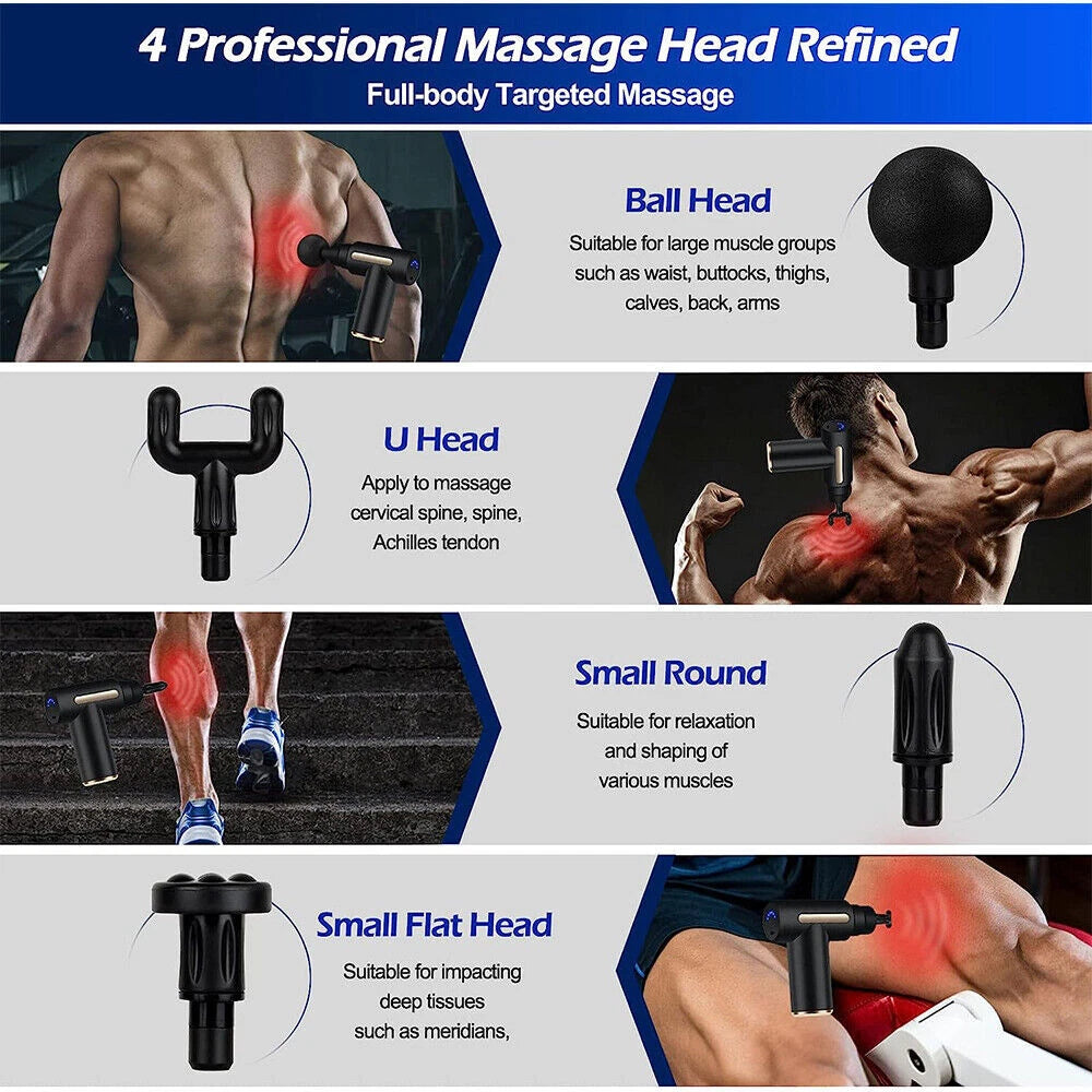 Mini Deep Tissue Massage Gun with 6 Speeds